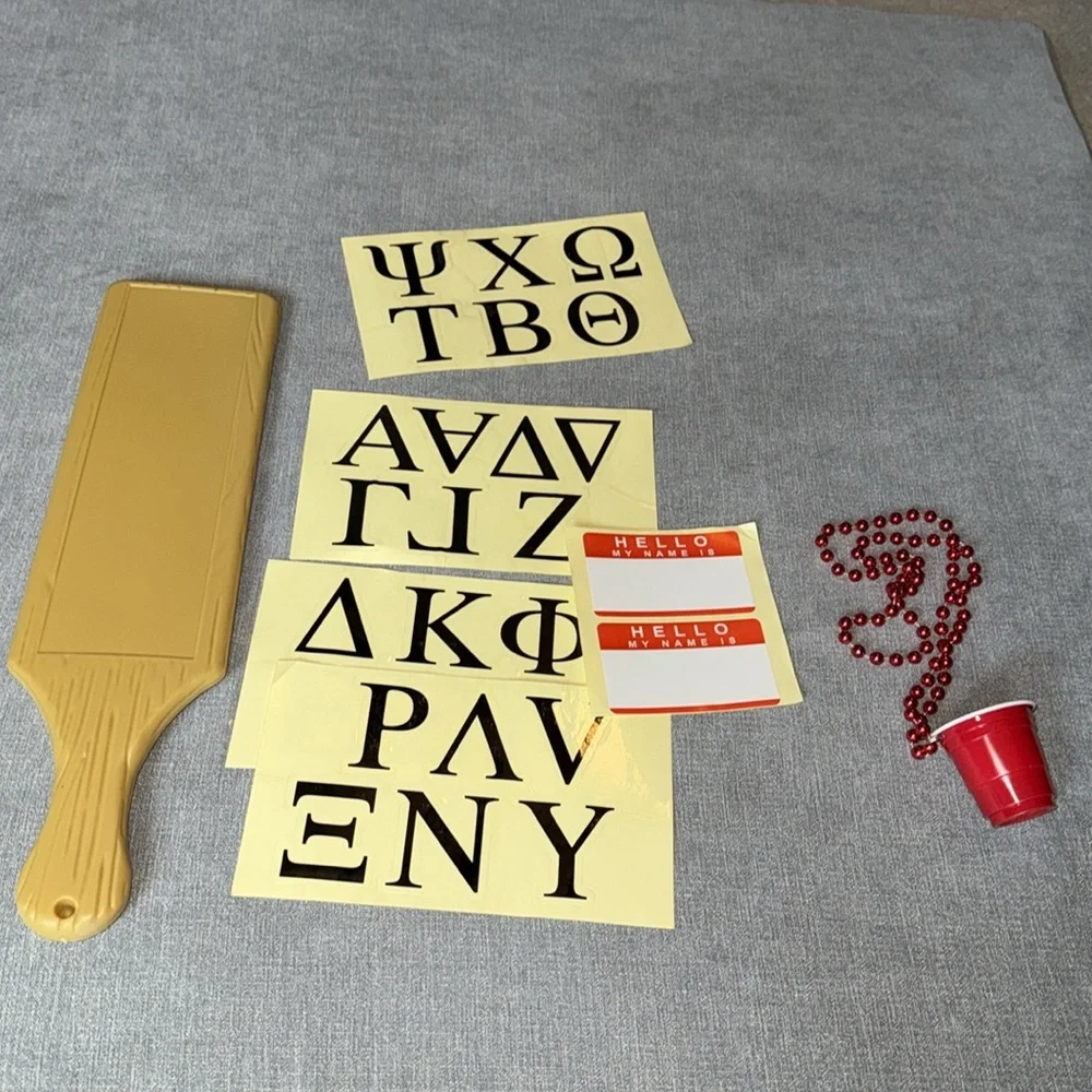 Amscan Greek Life Kit with Red Shot Glass Necklace